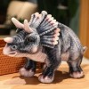 NOpinz Tricératops poupée en Peluche Dinosaure Dessin animé Peluche Animal Cadeau pour Enfants Anniversaire Cadeau de Noël 32
