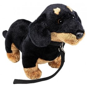 Carl Dick Peluche Teckel Noir 30cm 3362