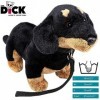 Carl Dick Peluche Teckel Noir 30cm 3362