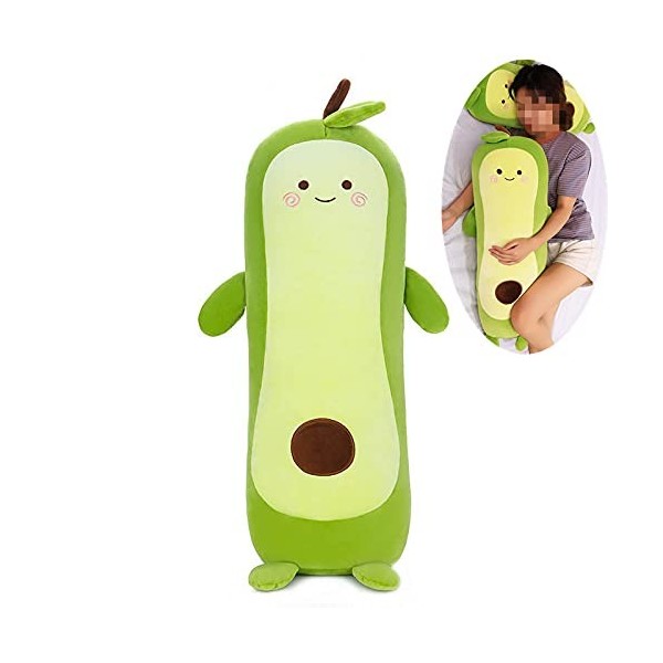 Gros Avocat En Peluche 35 Cm | Doux Et Câlin, Coussin Déco Pour Enfants Et Adultes