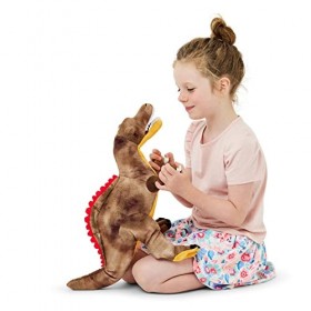Zappi Co Spinosaurus Peluche pour Enfants Longueur de 53cm Collection danimaux de Safari Ours en Peluche Premier Enfant No