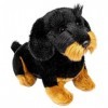 Carl Dick Peluche Teckel Noir Assis 30cm 3443