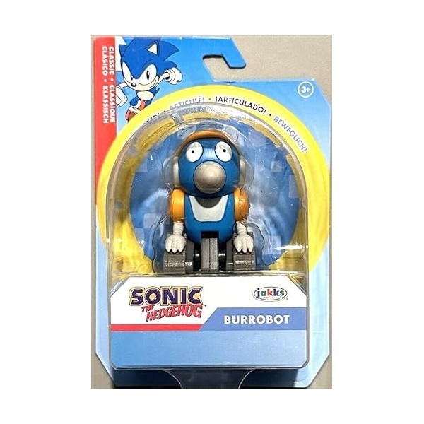 Sonic The Hedgehog Burrobot Mini figurine 6,3 cm – Lemballage peut varier