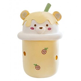 Oreiller en Peluche Bubble Tea, Bubble Tea en Peluche, Jouets Bubble Tea Cup en Peluche Oreiller en Peluche Thé Lait Alimenta