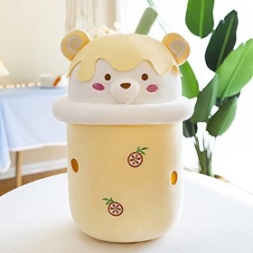 Oreiller en Peluche Bubble Tea, Bubble Tea en Peluche, Jouets Bubble Tea Cup en Peluche Oreiller en Peluche Thé Lait Alimenta