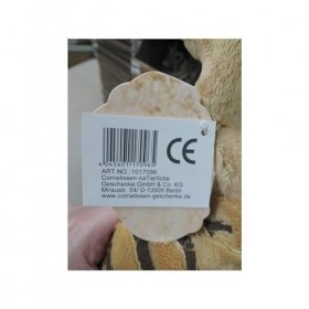 Cornelißen - 1017096 – Dinosaure, Velociraptor, peluche, 32 cm