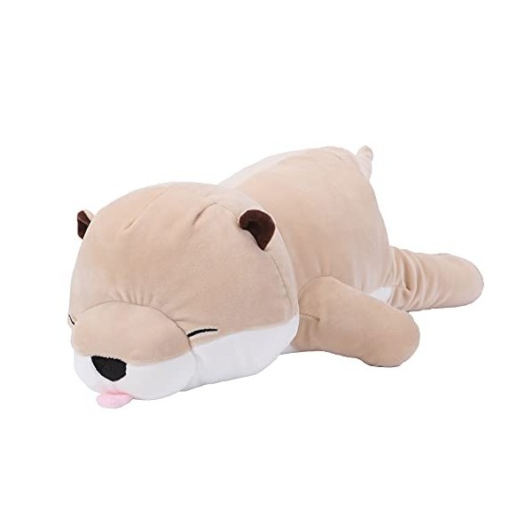 Jolie loutre de mer, oreiller en peluche douce en forme de loutre de mer, cadeau pour garçons et filles, tout-petits, adorabl