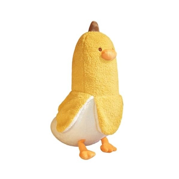 TOPLITHE Peluche De Canard Banane, Jouet De Canard Banane Mignon, Oreiller Câlin, Animaux en Peluche, Cadeau for Enfants, Fil