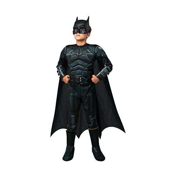 Rubies 702987S DC - Costume Batman Deluxe Movie Kids Shown, S