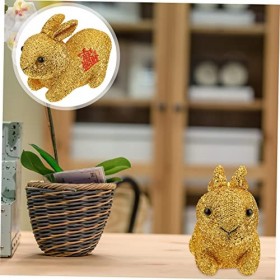 Toyvian 3 Pièces Poupée Feng Shui Lapin Statue Chanceux Lapin en Peluche Lapin Chanceux Lapin en Peluche Jouet en Peluche Jou