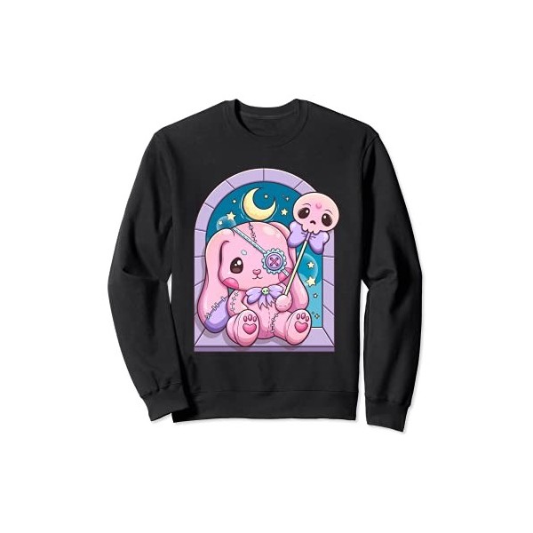 Kawaii Pastel Goth - Jouet en peluche - Lapin effrayant Sweatshirt