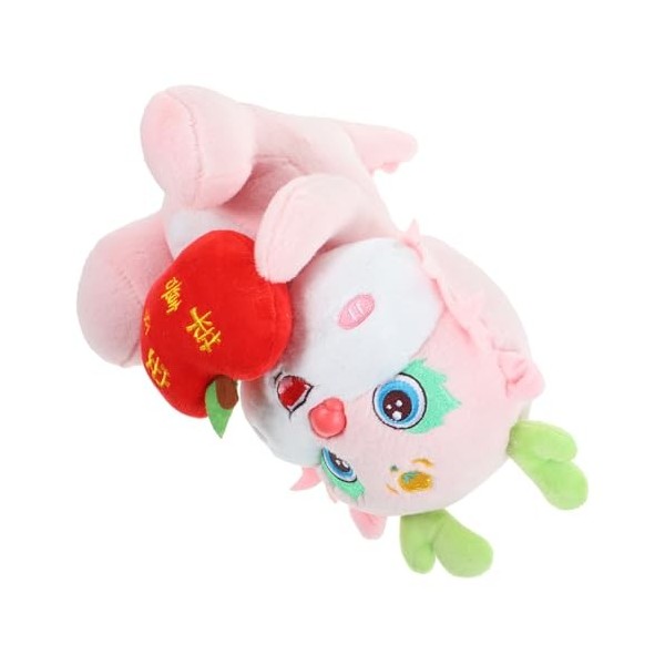 ibasenice Poupée en Peluche Dragon Chinois Mascotte De Dragon 2024 Oreiller en Peluche Dragon Chinois en Peluche Poupée Anima