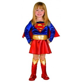 Rubies Costume dApprentie Supergirl Taille : 2/3 Ans 86 à 94 cm 