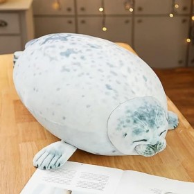 GagaLu Coussin de nouveauté 3D Mignon Lion de mer Jouet en Peluche Peluche Pendaison de crémaillère Party Oreiller Enfants An