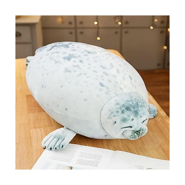 GagaLu Coussin de nouveauté 3D Mignon Lion de mer Jouet en Peluche Peluche Pendaison de crémaillère Party Oreiller Enfants An