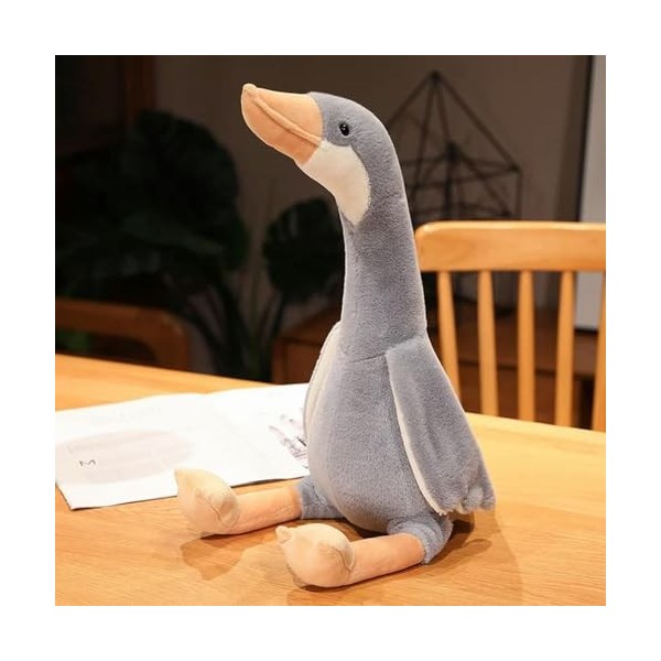 EacTEL Oie peluche jouets en peluche animal coussin dossier canard en peluche cadeau danniversaire cadeau de Noël 40cm 3