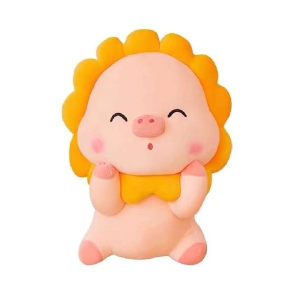 VOTIVA Jouets en Peluche Jouet en Peluche Cochon Tournesol créatif et Mignon, poupée Cochon Mignon, lit for Enfants, Oreiller