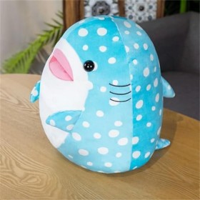 GagaLu Dessin animé Requin-Baleine Jouets en Peluche Oreiller en Peluche Animal Fille Cadeau de Noël Enfants Jouets 33cm 2