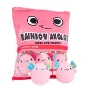 Puruuige Axolotl Snack Oreiller Mignon Salamandre en Peluche Oreiller Animal Doux Jouet en Peluche Axolotl Mini Coussin avec 