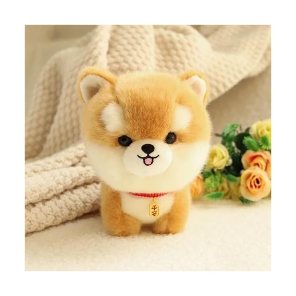 Kawaii Chiot Jouet Peluche Husky Corgi Chow Chow akit poupée Doux et Mignon Jouet Cadeau pour Les Enfants 20cm 5
