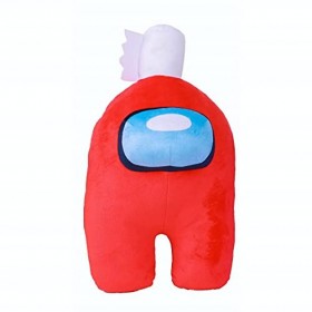 Bizak- Peluche 25-30 cm. Rouge 64117007 , Multicolore