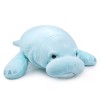 MAOWO Planet Grande peluche lamantin de mer - Bleu - 40,6 cm - Peluche réaliste - Simulation réaliste de lamantin de mer - Co