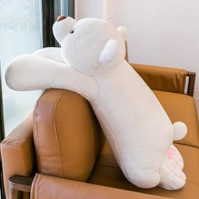 Peluche 60Cm Simulation Animal Ours Polaire Oreiller Peluche Garçons Et Filles Anniversaire Cadeau De Vacances Décoration Cha