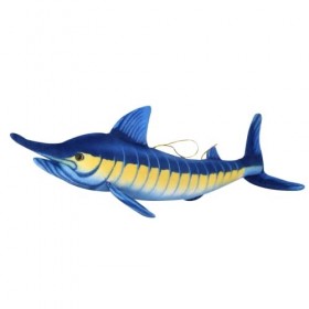 Peluche Simulation De Marlin Bleu Jouet en Peluche Espadon Oreiller Poupée Marine Ornement Cadeau danniversaire
