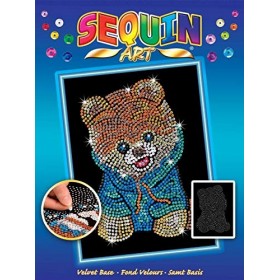 Sequin Art 1710 Teddy Bear Dog Craft Project from The Blue Range 28 x 37 cm