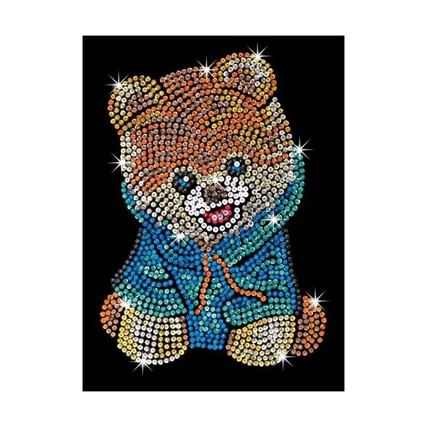 Sequin Art 1710 Teddy Bear Dog Craft Project from The Blue Range 28 x 37 cm