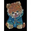 Sequin Art 1710 Teddy Bear Dog Craft Project from The Blue Range 28 x 37 cm