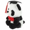 Toyvian Peluche Panda De Remise des Diplômes Ours Panda De Remise des Diplômes Cadeau dours De Graduation Oreiller Câlin da