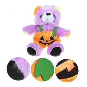 ibasenice Halloween Décor Jouets Décor À La Maison Dessin Animé Ours en Peluche Halloween Ours en Peluche Adorable Ours en Pe