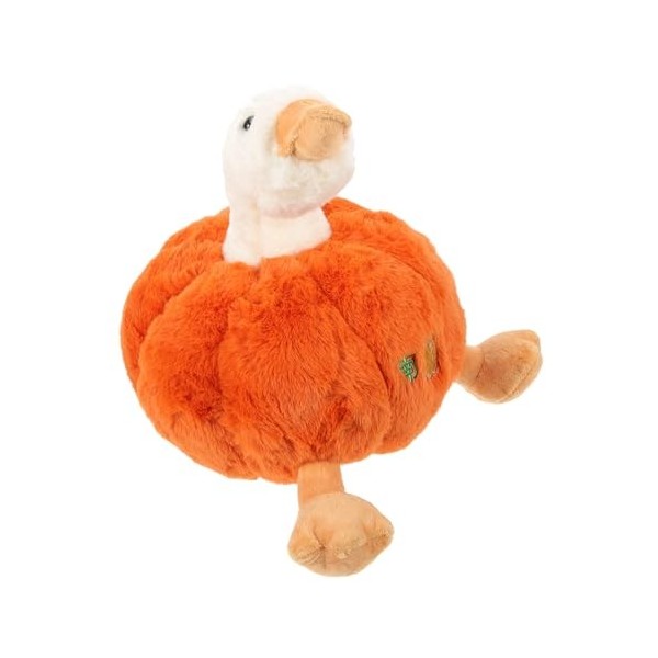 ibasenice Peluche Citrouille Canard Géant en Peluche Drôle Doreiller en Peluche Coussin Citrouille 3D Peluche Doie Fausses Ci