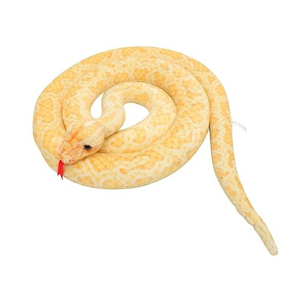 ERINGOGO Serpent en Peluche Accessoire De Serpent Domestique Chassé Peluche Chat Gris Jouet De Serpent Farce Décor en Peluche