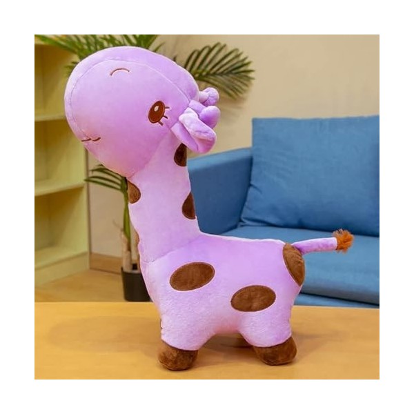 SaruEL Peluche Mignon Animal Peluche cerf Oreiller décoration Coussin Enfants Fille Anniversaire Cadeau de Noël Dessin animé 