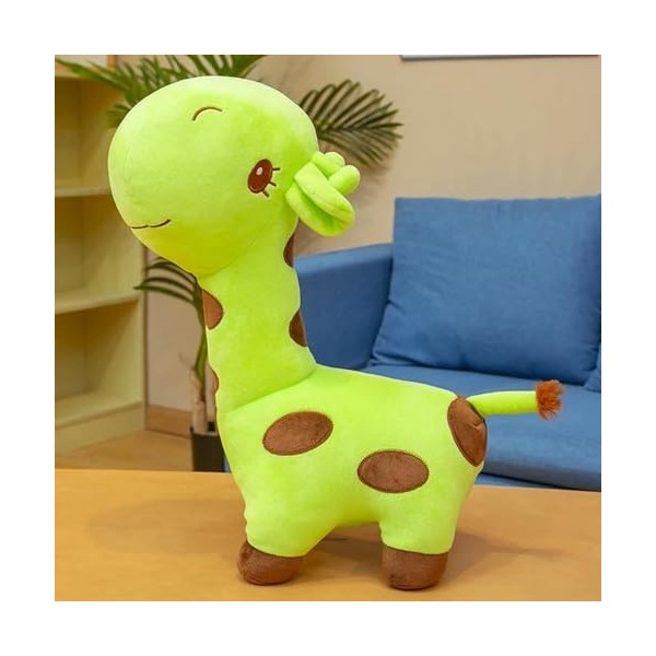 SaruEL Peluche Mignon Animal Peluche cerf Oreiller décoration Coussin Enfants Fille Anniversaire Cadeau de Noël Dessin animé 