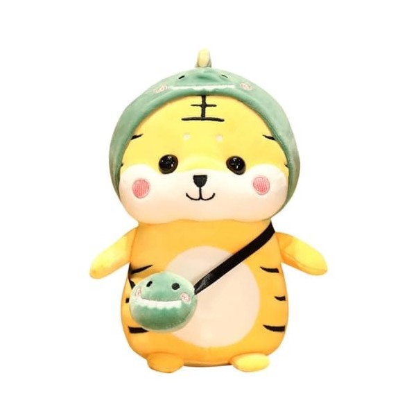 Jouet en Peluche Poupée en Peluche Petit Tigre, Animal transformé, Mascotte de lannée du Tigre, Cadeau de Nouvel an for Enfa