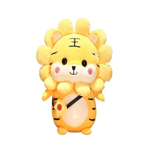 Jouet en Peluche Poupée en Peluche Petit Tigre, Animal transformé, Mascotte de lannée du Tigre, Cadeau de Nouvel an for Enfa