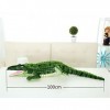 100 cm - Peluche crocodile verte - Grand coussin en peluche