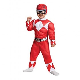 Disguise Officiel - Déguisement Power Rangers Enfant, Deguisement Power Ranger Dino Fury, Deguisement Power Ranger Rouge, Cos