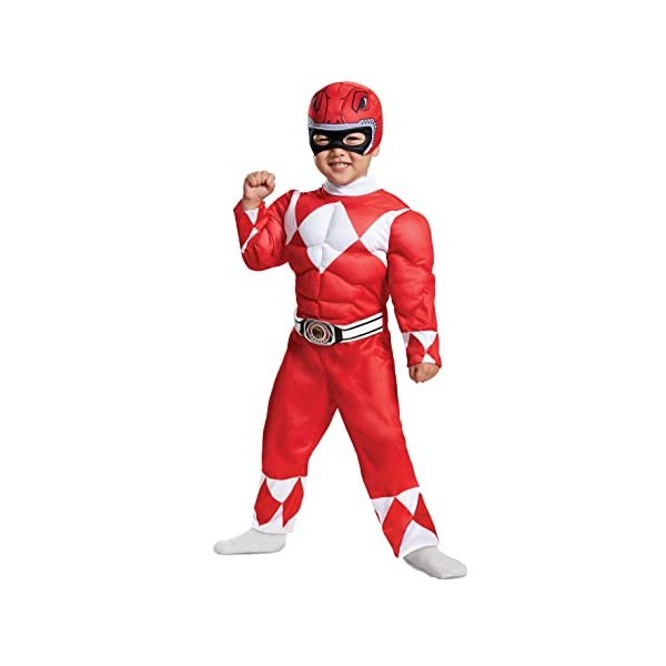 Disguise Officiel - Déguisement Power Rangers Enfant, Deguisement Power Ranger Dino Fury, Deguisement Power Ranger Rouge, Cos