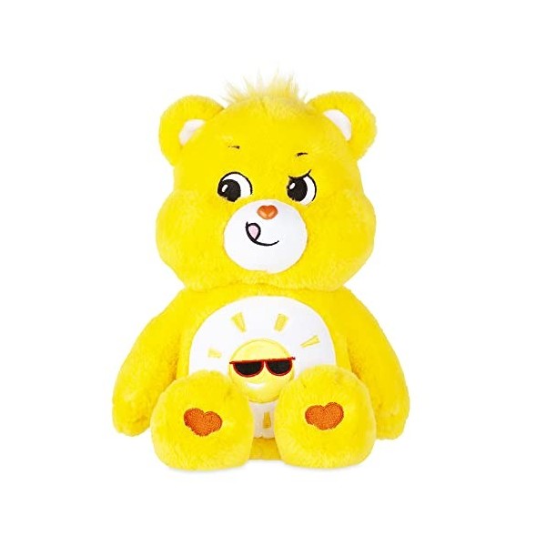 Care Bears 22087 14 inch Medium Plush Funshine Bear, Collectable Cute Plush Toy, Cuddly Toys for Children, Soft Toys for Girl