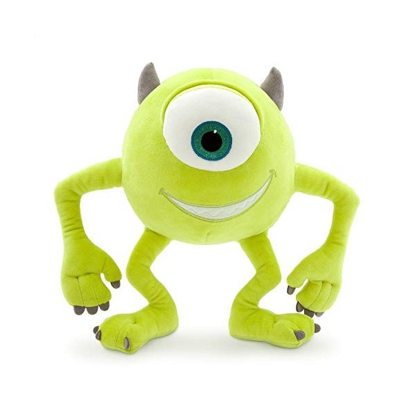 Disney Store Officielle Peluche Bob, Monstres et CIE, 27 cm, créature en Peluche fabriquée en Tissu Doux avec Un Grand œil br