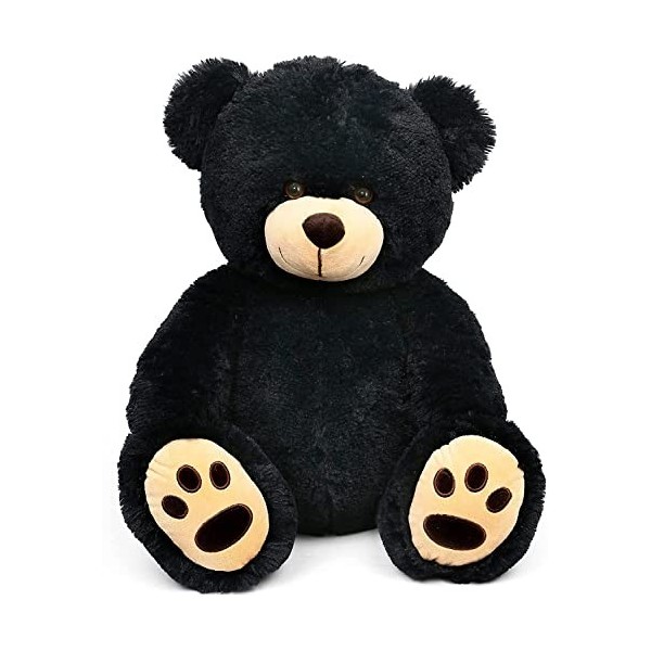 LotFancy 50cm Ours en Peluche, Jouet en Peluche, Animal en Peluche Mignon Jouet en Peluche avec Empreintes Cadeaux pour Enfan