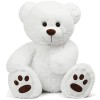 LotFancy 50cm Ours en Peluche, Jouet en Peluche, Animal en Peluche Mignon Jouet en Peluche avec Empreintes Cadeaux pour Enfan