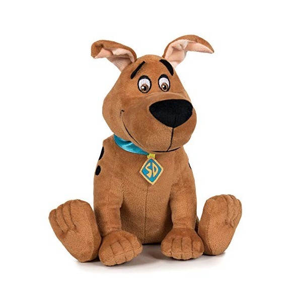 SCOOB! Scooby Doo - Peluches du Nouveau Film Qualité Super Soft 760018779 28CM, Scooby Adulte 