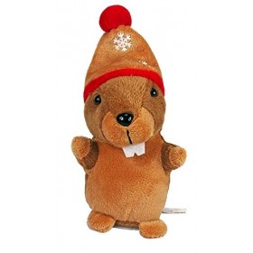 KDO-JOUETS.COM Peluche Marmotte Qui Parle et Danse, RODA