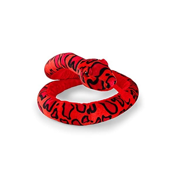 Mollis Molli Toys Serpent Snake Doudou 200 cm – Peluche développée en Suède Violet 