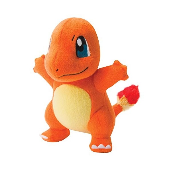 TOMY - Peluche - Pokémon - Salamèche - 18 cm